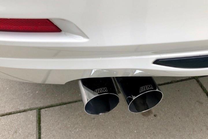 Hvid BMW 318d fra 2014