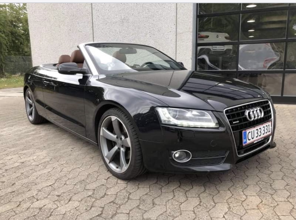 Sort Audi A5 fra 2010