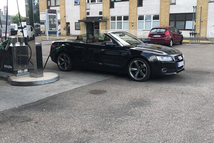 Sort Audi A5 fra 2010
