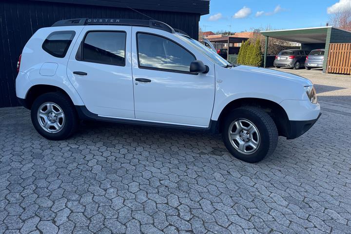 Hvid Dacia Duster fra 2017