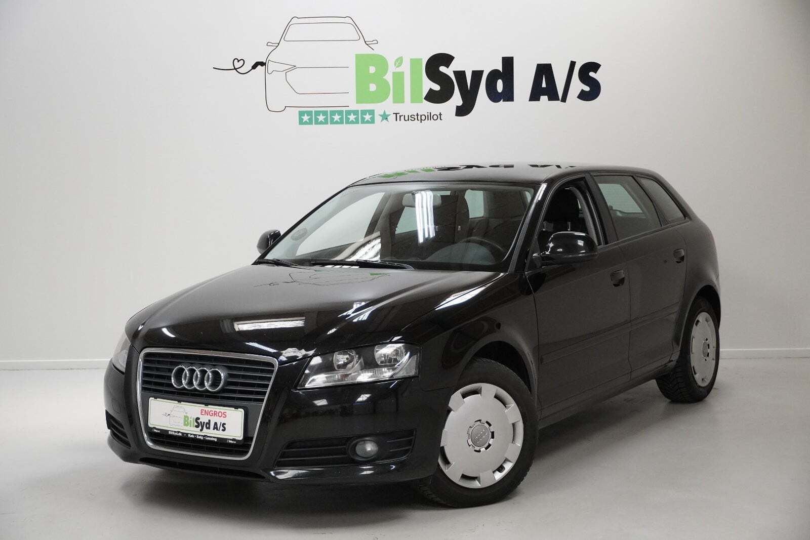 Sort Audi A3 fra 2010