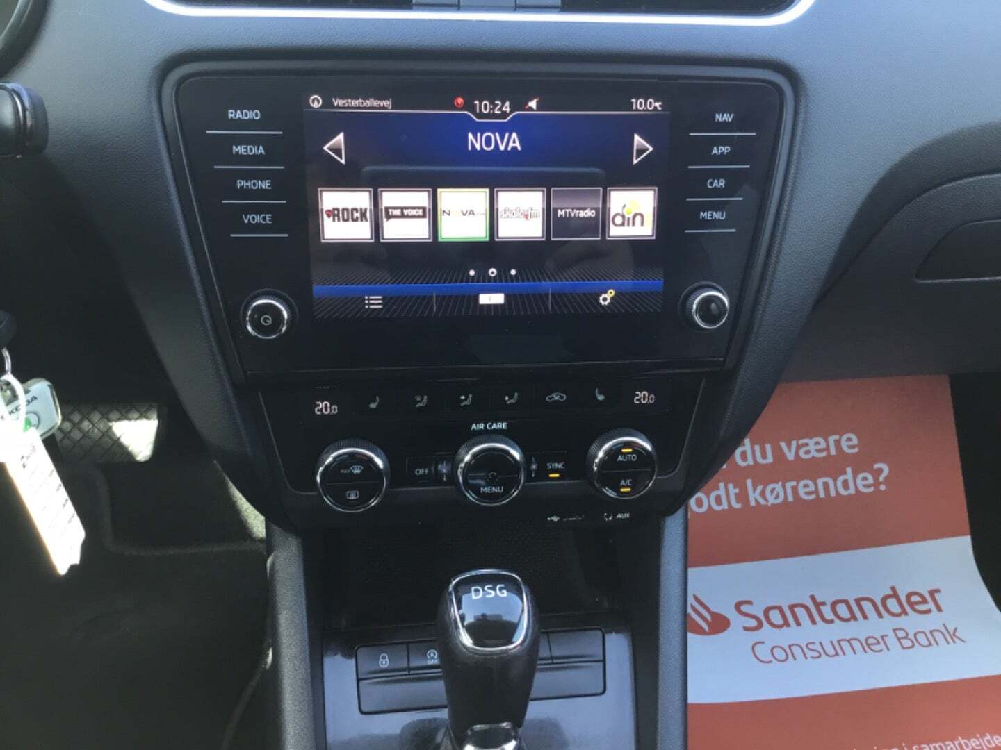 Hvid Skoda Octavia fra 2018