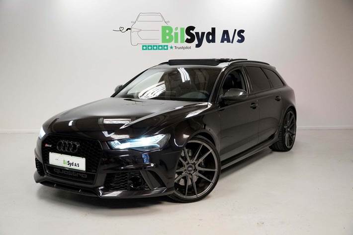 Sort Audi RS6 fra 2017