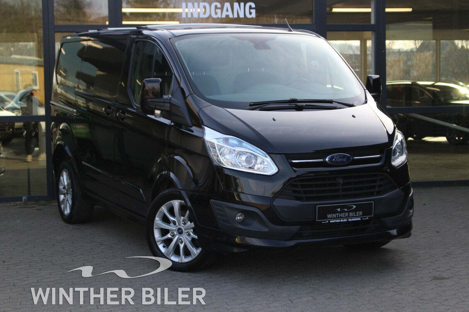 Sort Ford Transit Custom 290S fra 2016
