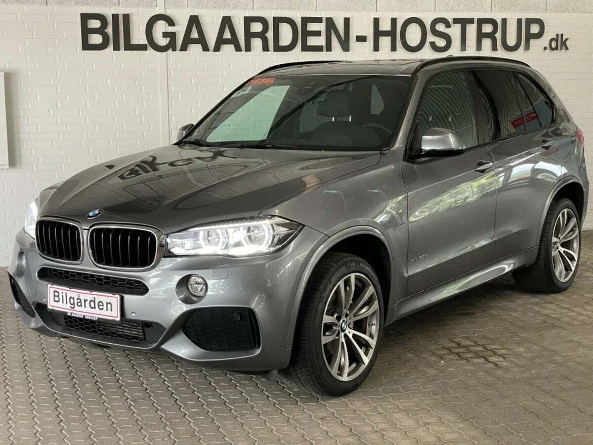 Grå BMW X5 fra 2017