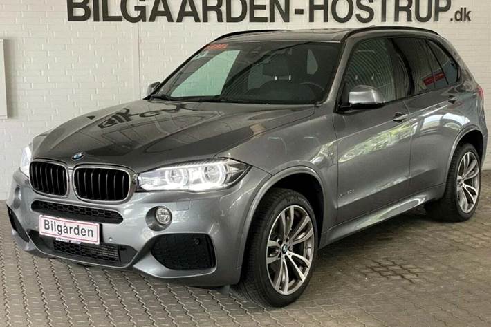 Grå BMW X5 fra 2017