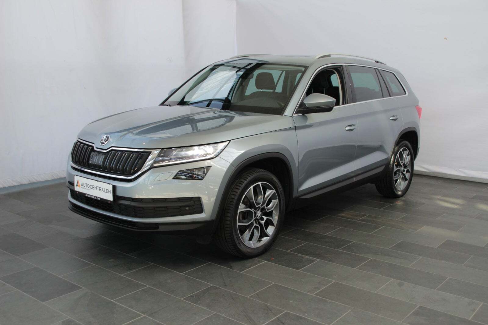 Grå Skoda Kodiaq fra 2017