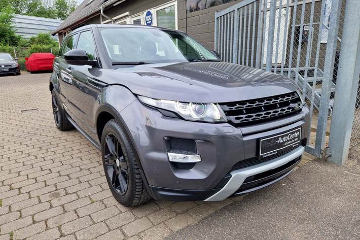 Grå Land Rover Range Rover evoque fra 2015