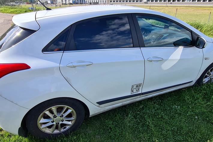 Hvid Hyundai i30 fra 2015