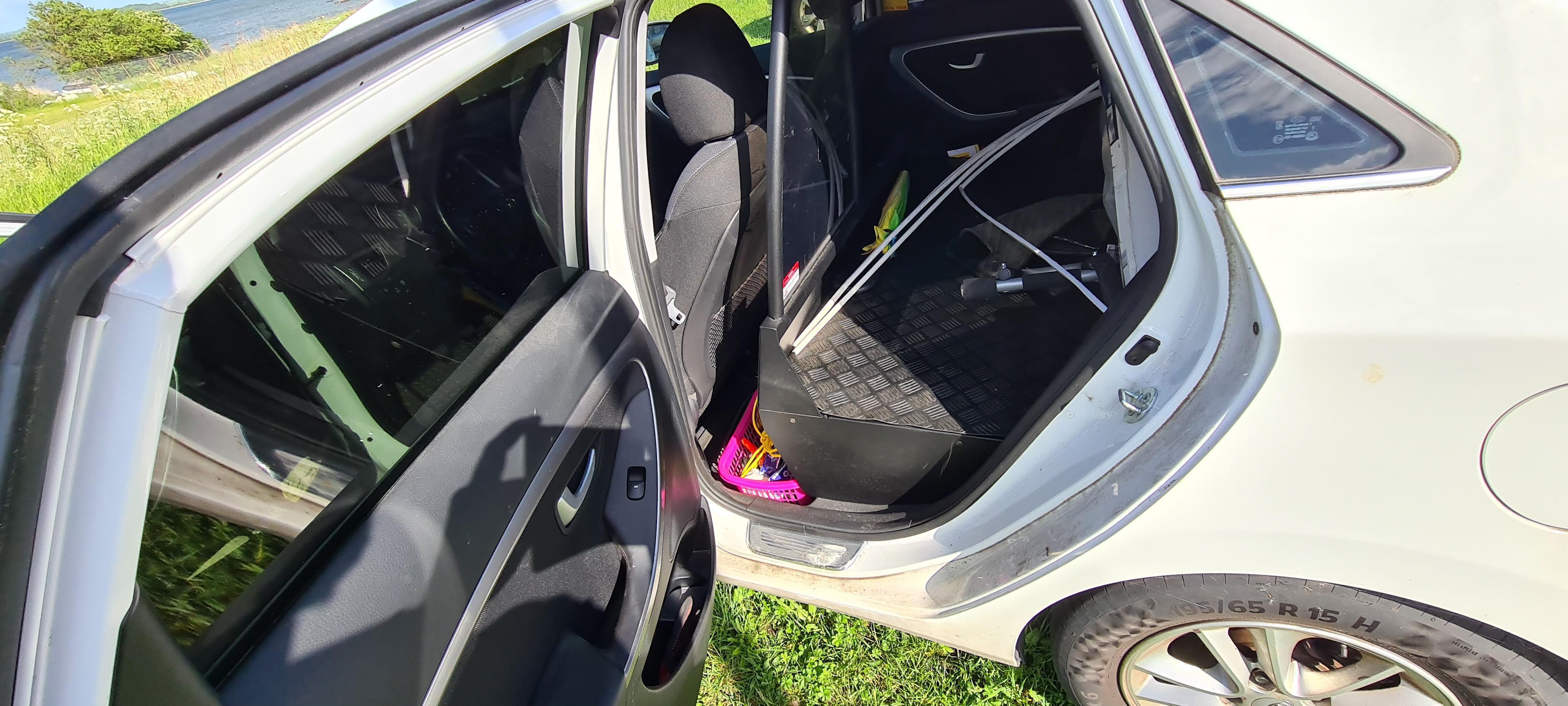Hvid Hyundai i30 fra 2015