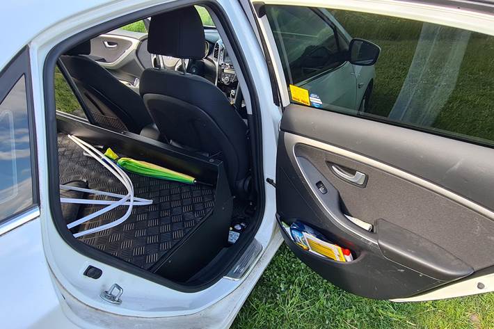 Hvid Hyundai i30 fra 2015