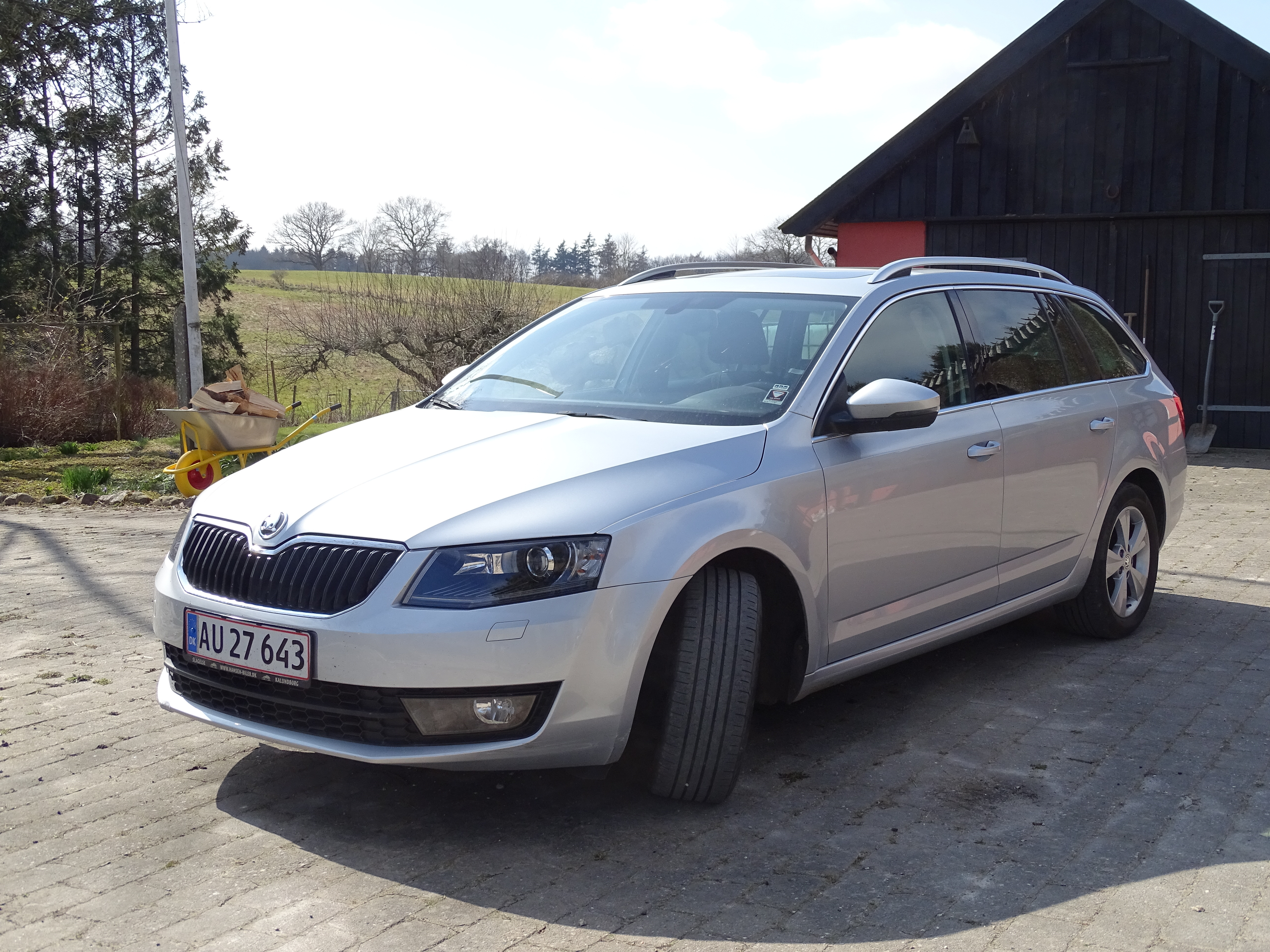 Sølv Skoda Octavia fra 2015