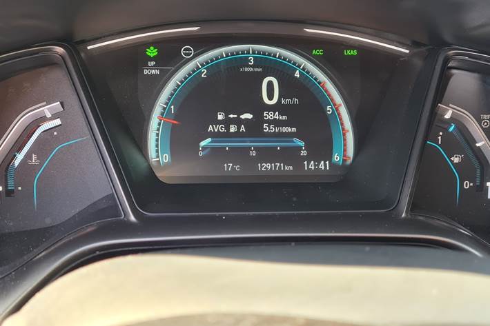 Grå Honda Civic fra 2018