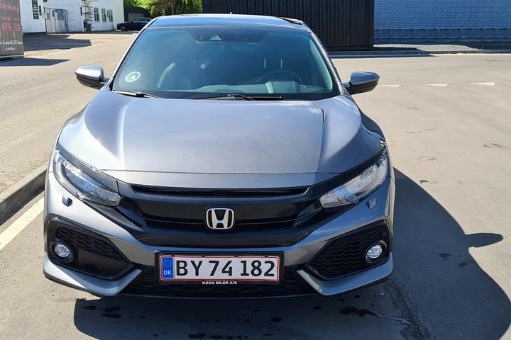 Grå Honda Civic fra 2018