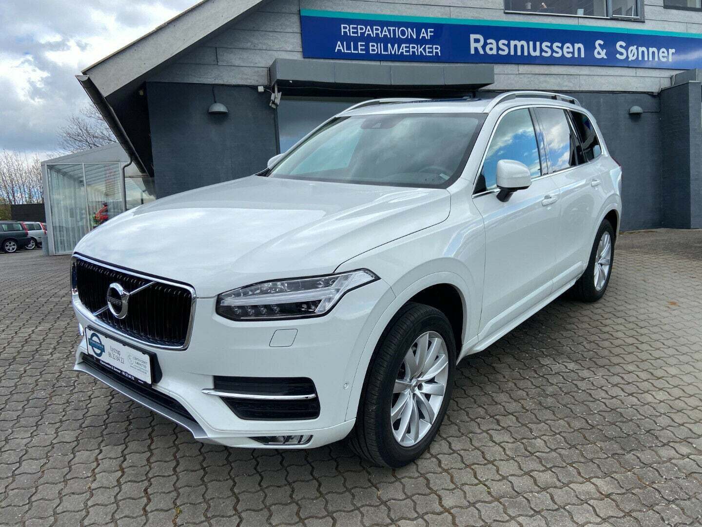 Hvid Volvo XC90 fra 2018