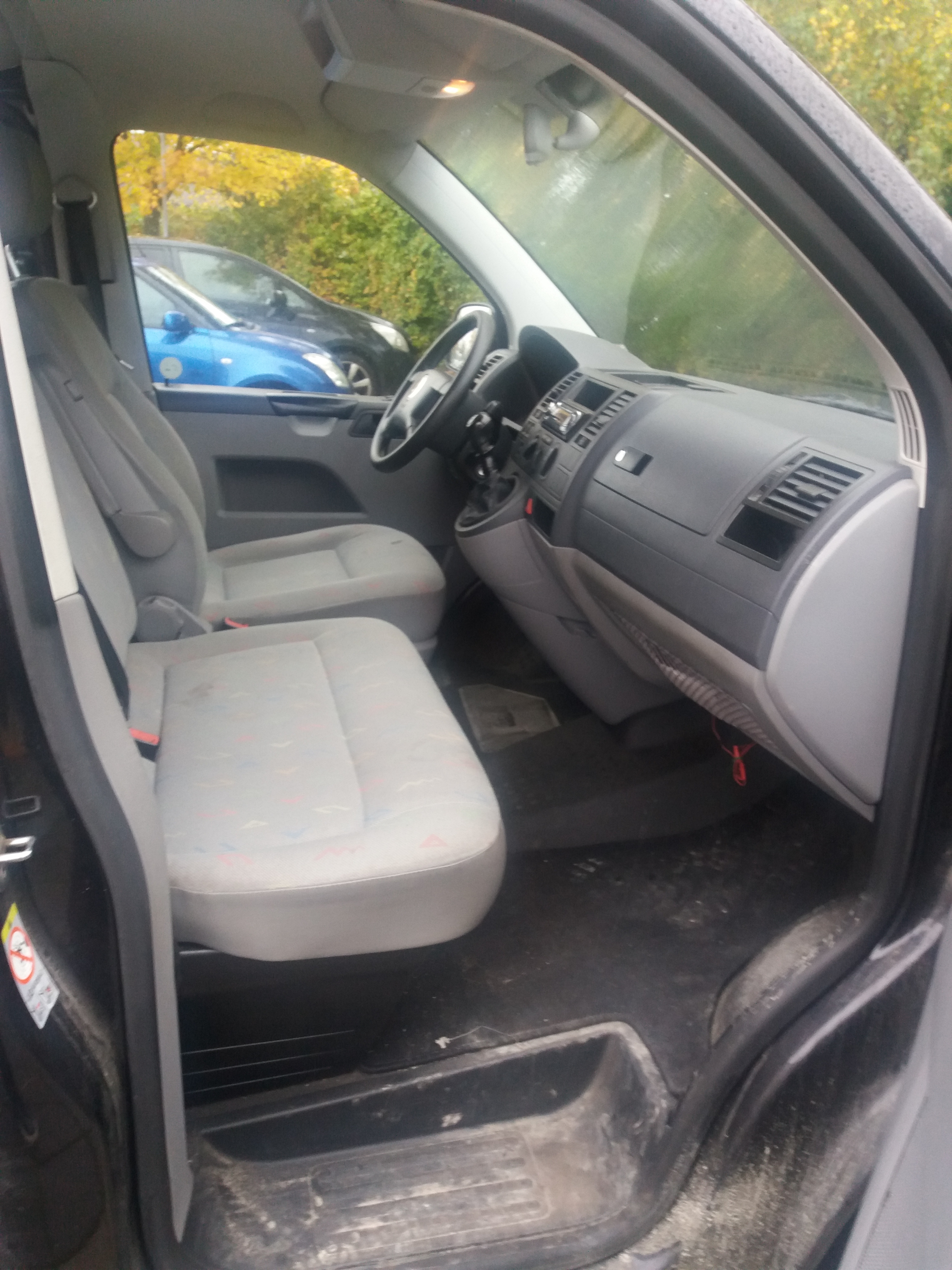 Sort VW Transporter fra 2007