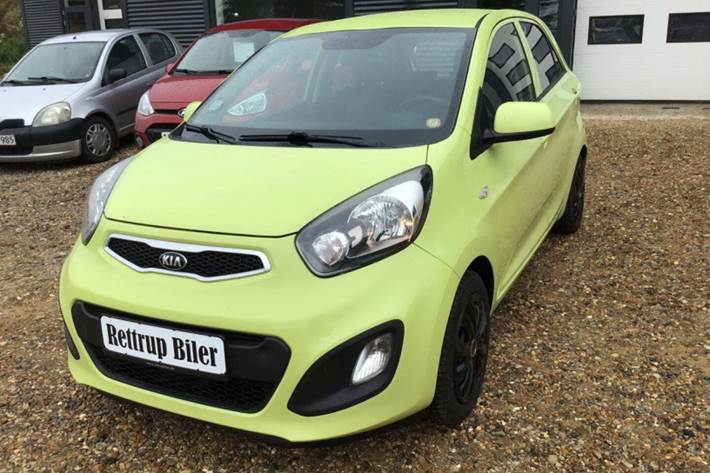 Grøn Kia Picanto fra 2013