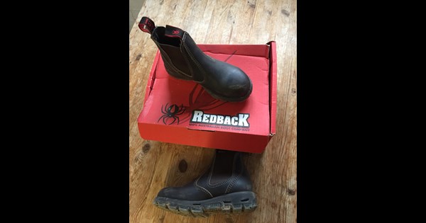 Villain Republikanske parti gas Beklædning - Redback støvle med stålsnude str. 4,5