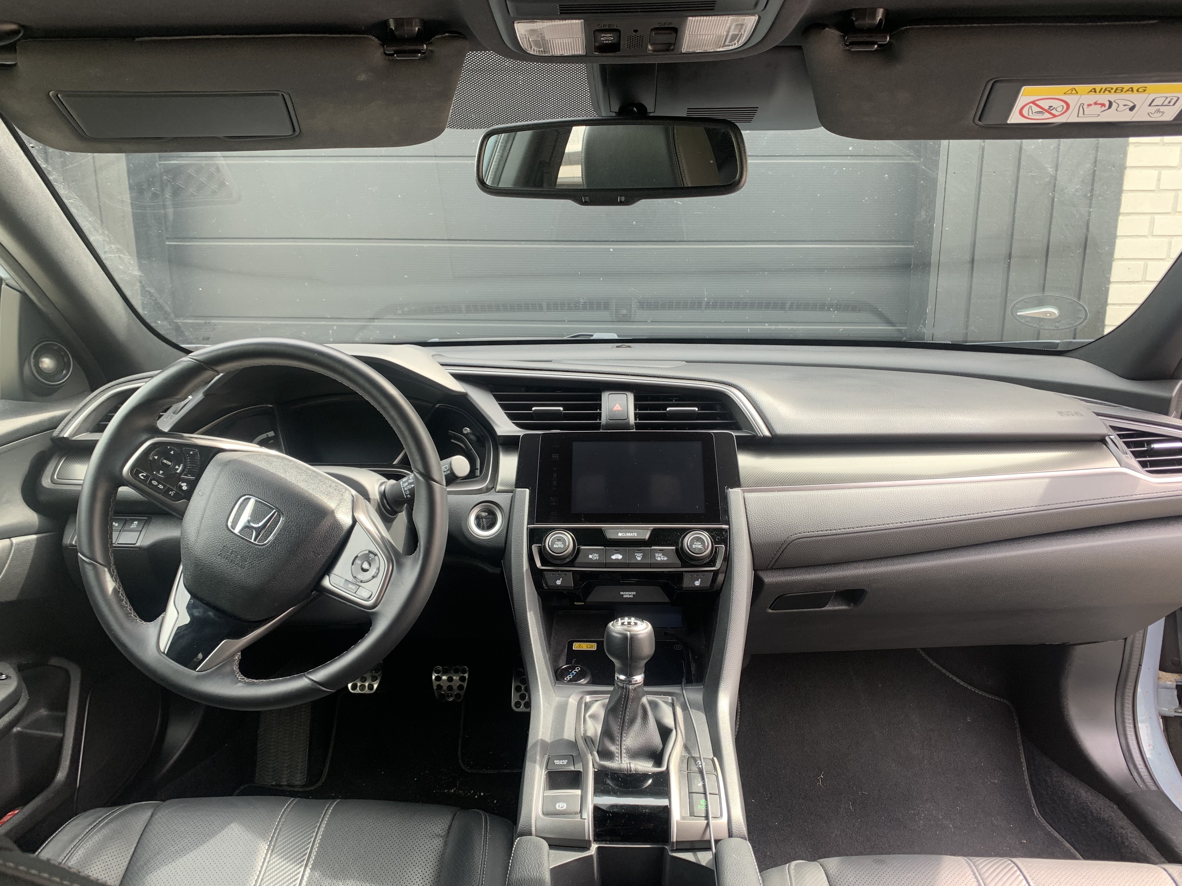Grå Honda Civic fra 2018