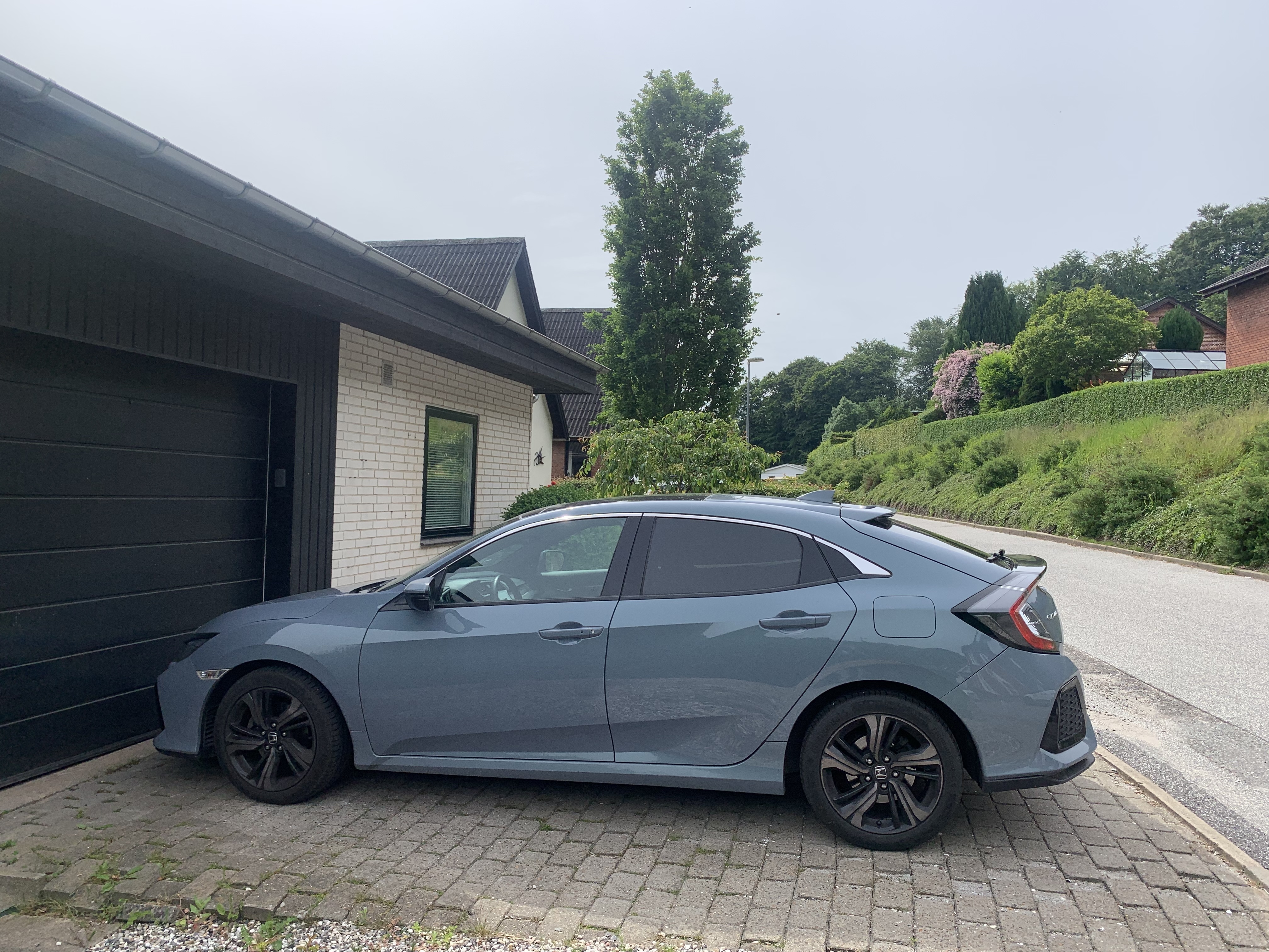 Grå Honda Civic fra 2018