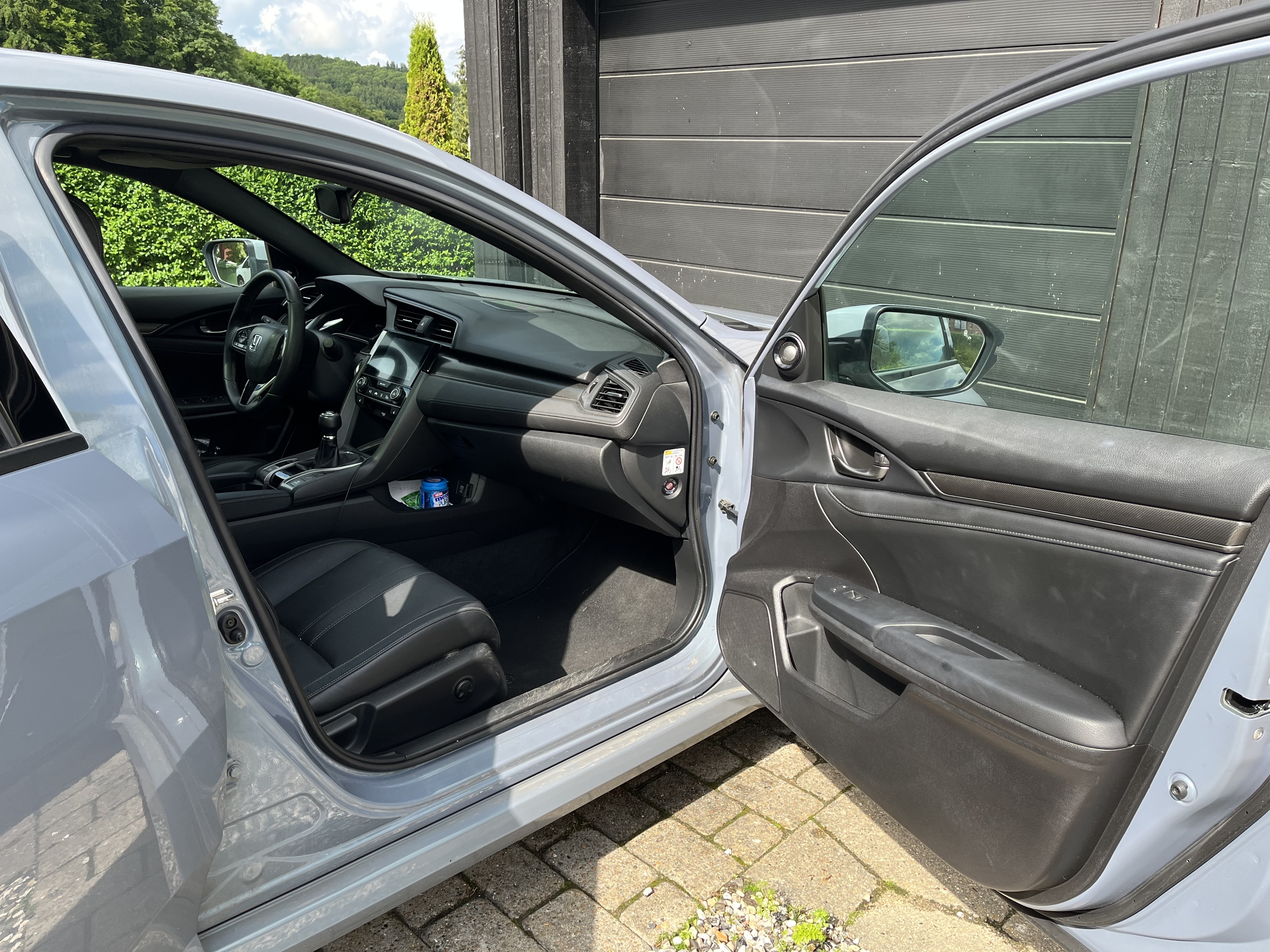 Grå Honda Civic fra 2018
