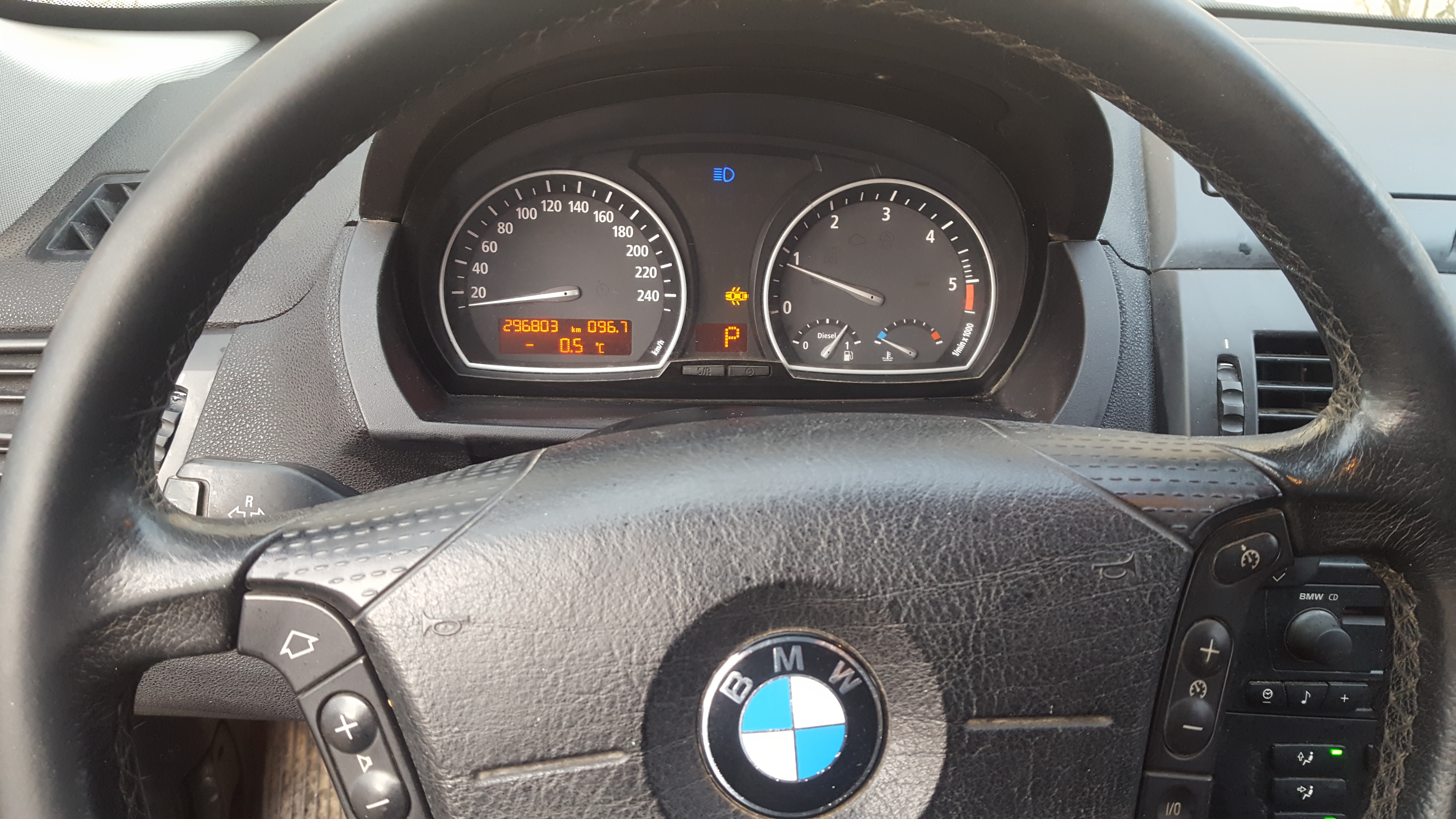 Sort BMW X3 fra 2006