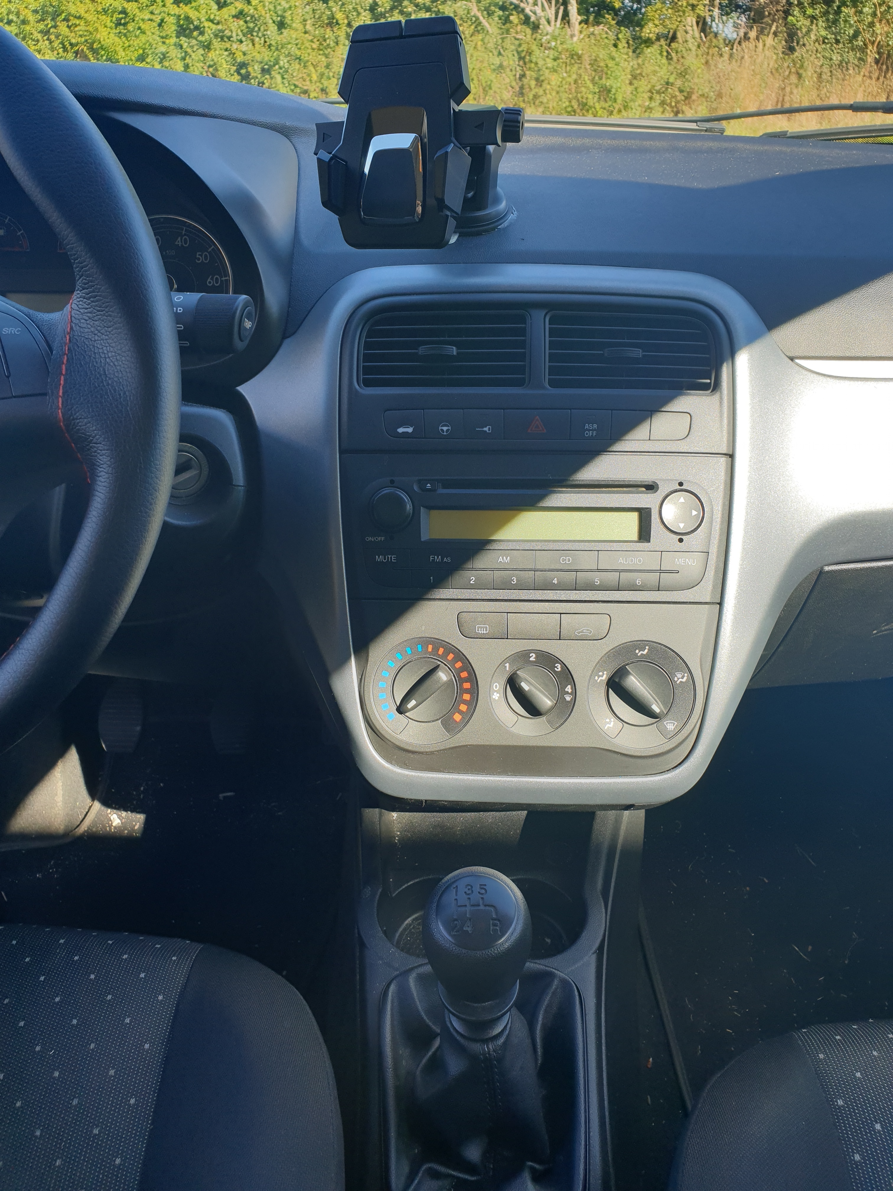 Hvid Fiat Grande Punto fra 2009