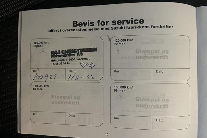 Grå Suzuki Baleno fra 2017