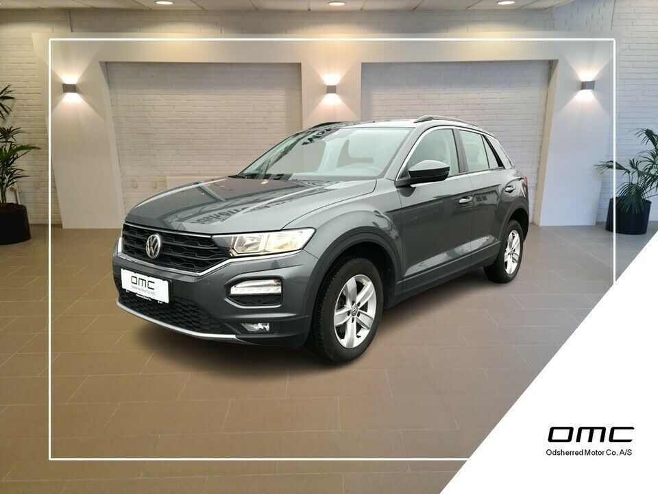 Grå VW T-Roc fra 2019