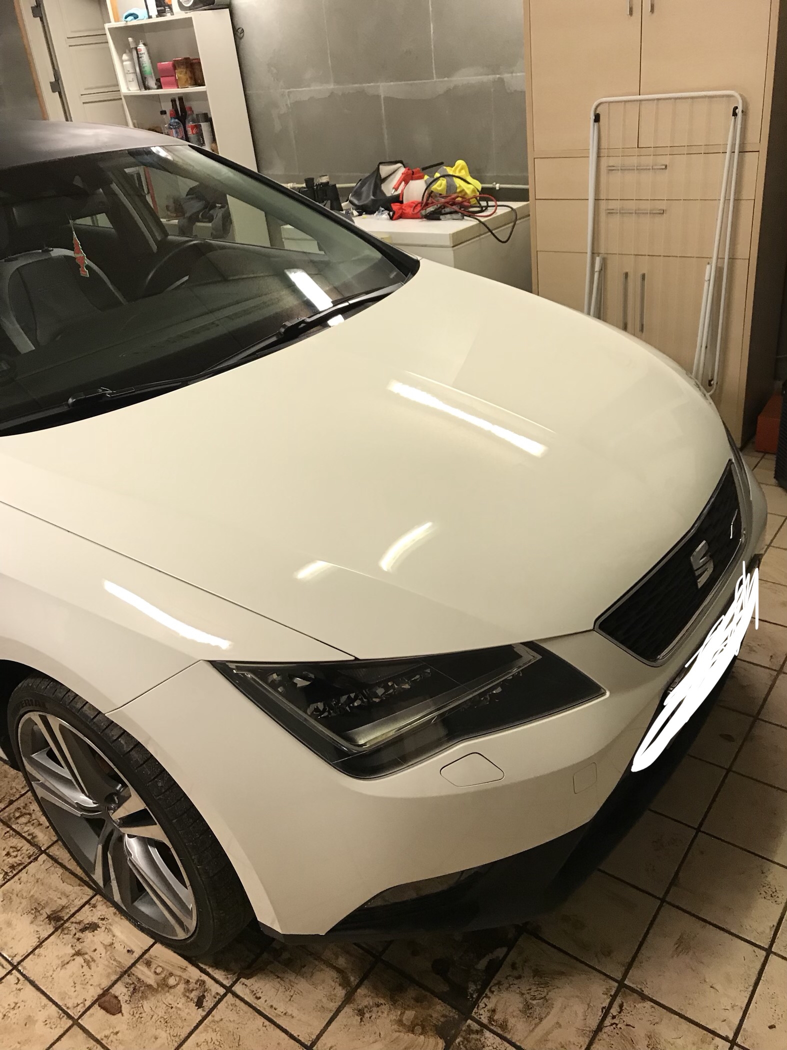 Hvid Seat Leon fra 2013