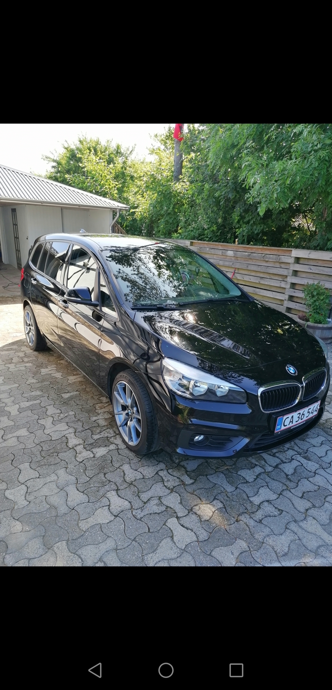 Sort BMW 2-Serie fra 2016