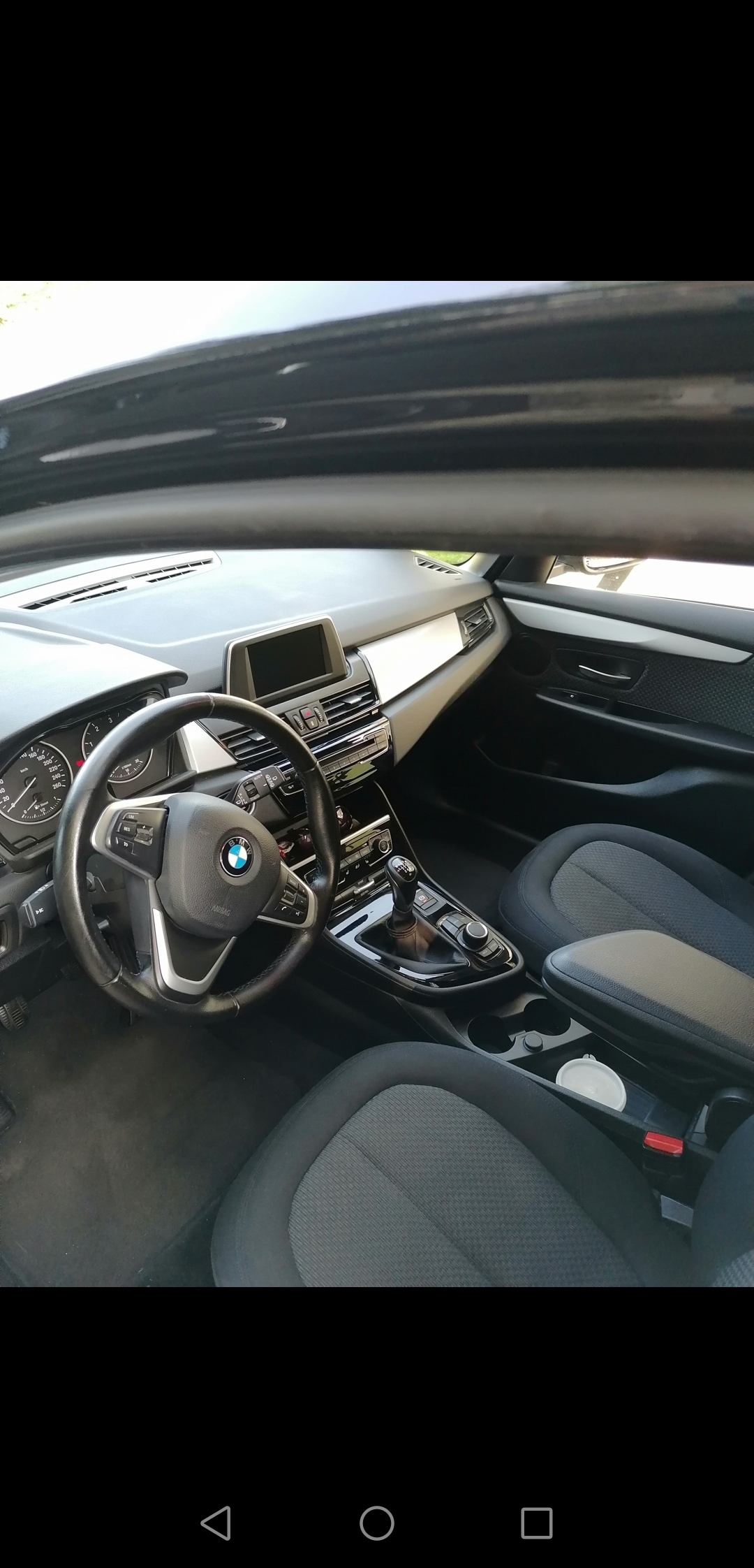 Sort BMW 2-Serie fra 2016
