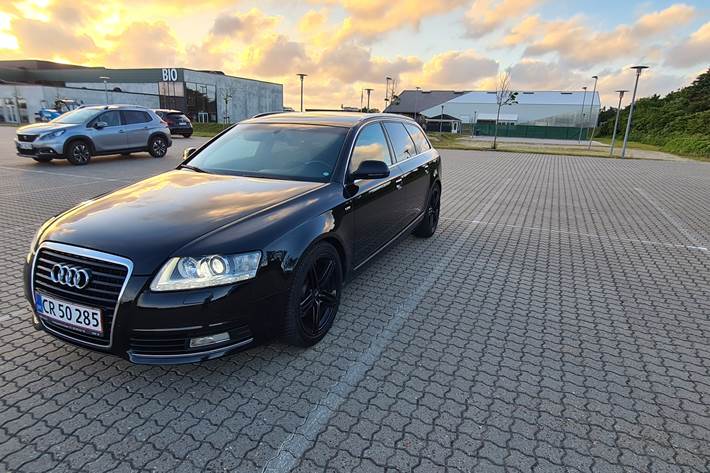 Sort Audi A6 fra 2010