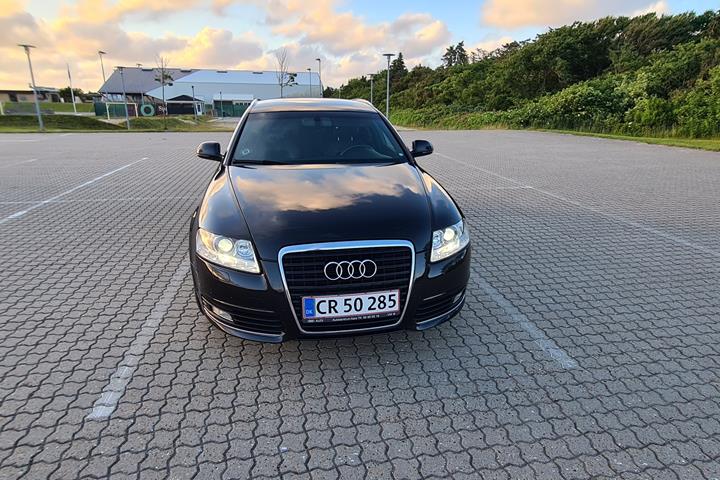 Sort Audi A6 fra 2010