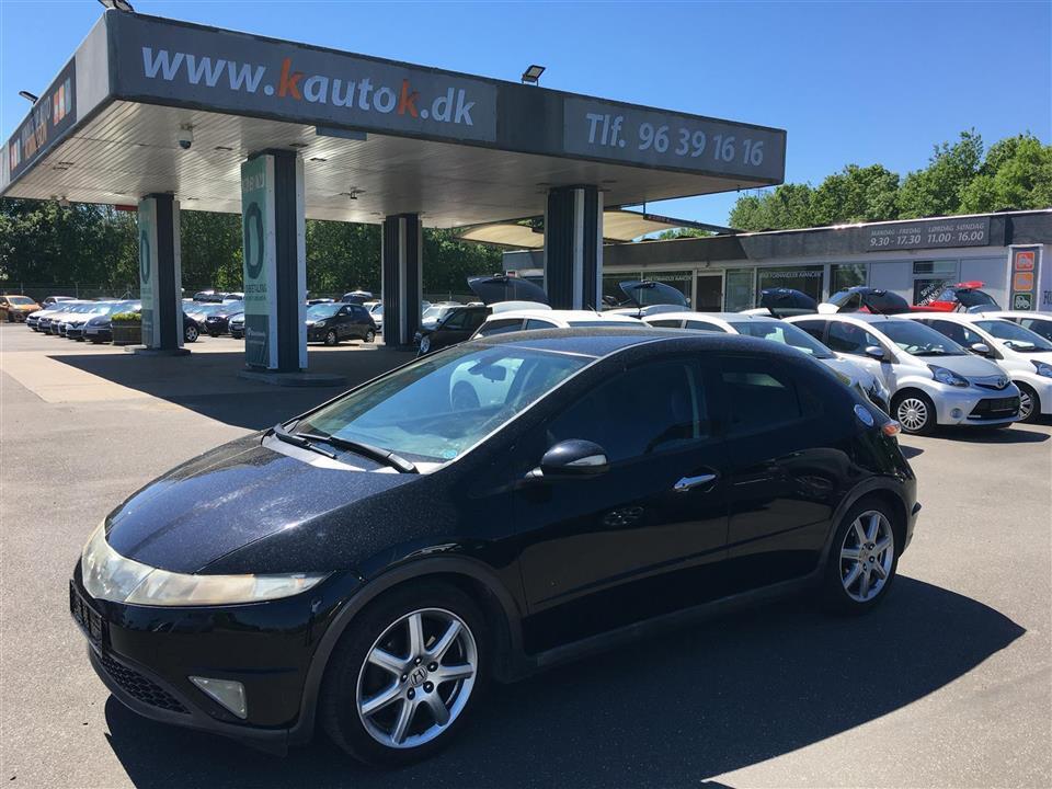 Sort Honda Civic fra 2006