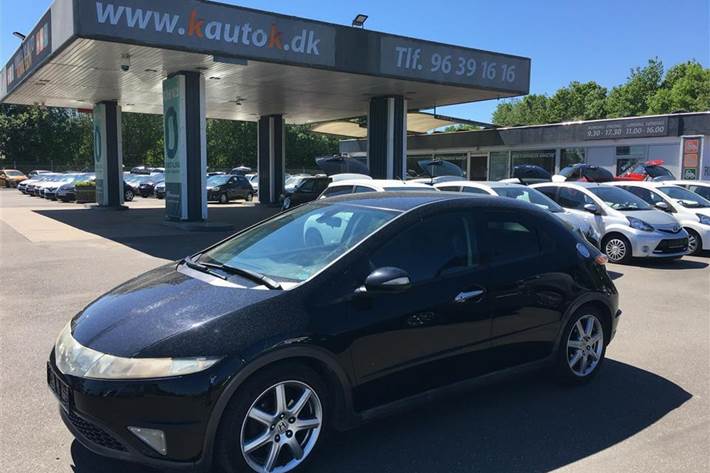 Sort Honda Civic fra 2006