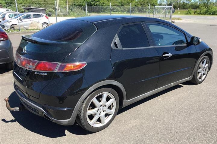 Sort Honda Civic fra 2006
