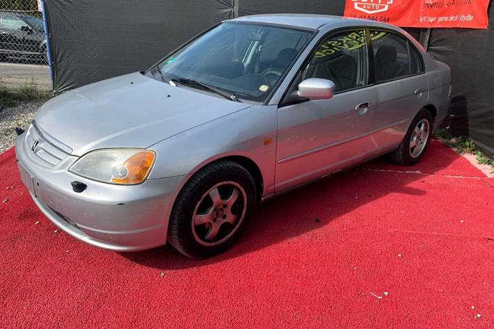 Hvid Honda Civic fra 2001