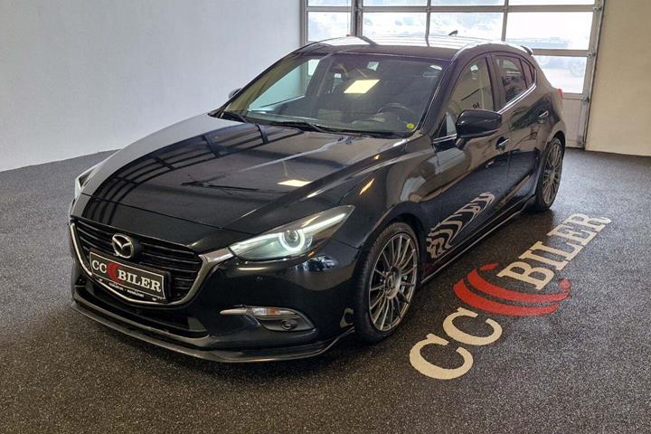 Sort Mazda 3 fra 2017
