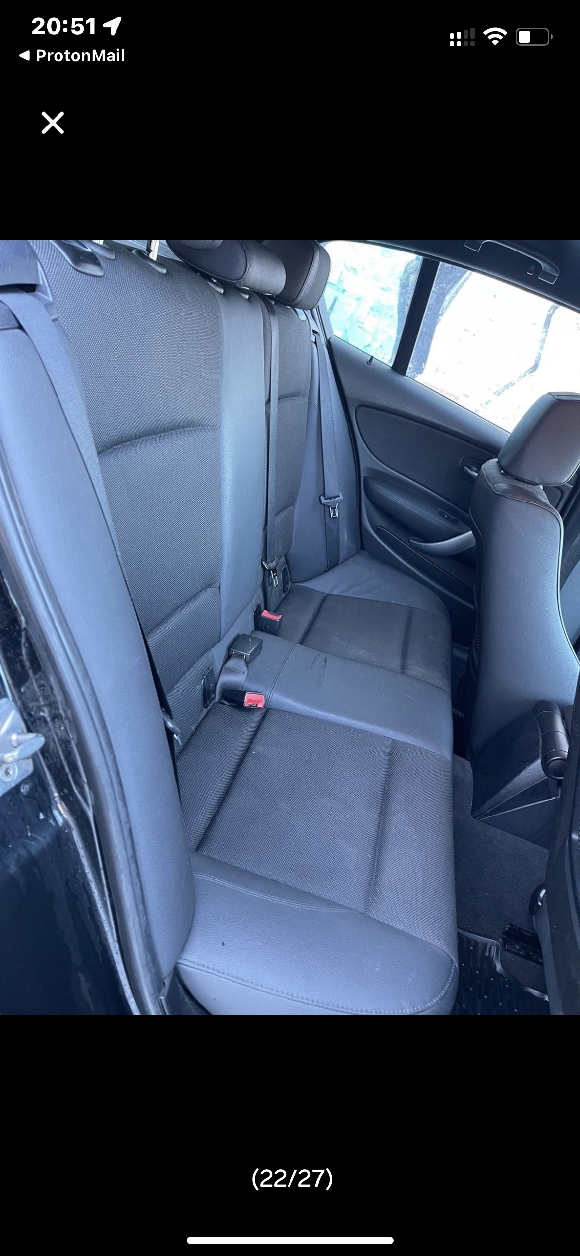 Sort BMW 116d fra 2010