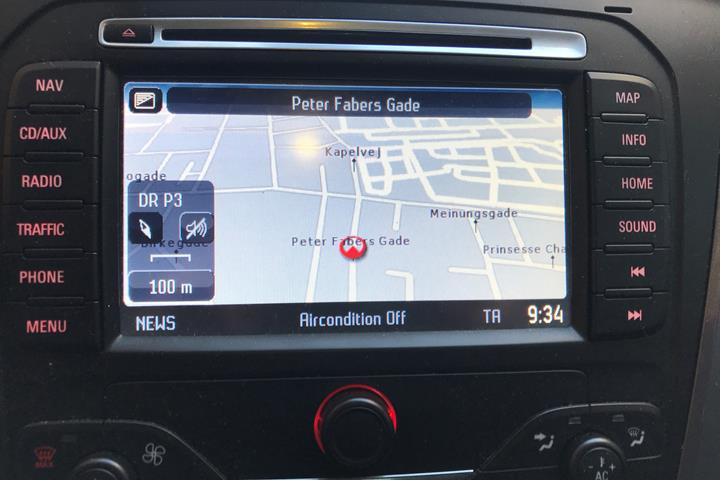 Sort Ford Mondeo fra 2012
