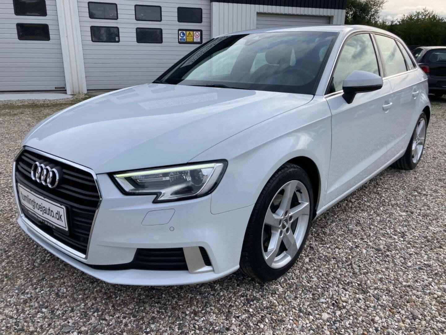 Hvid Audi A3 fra 2018
