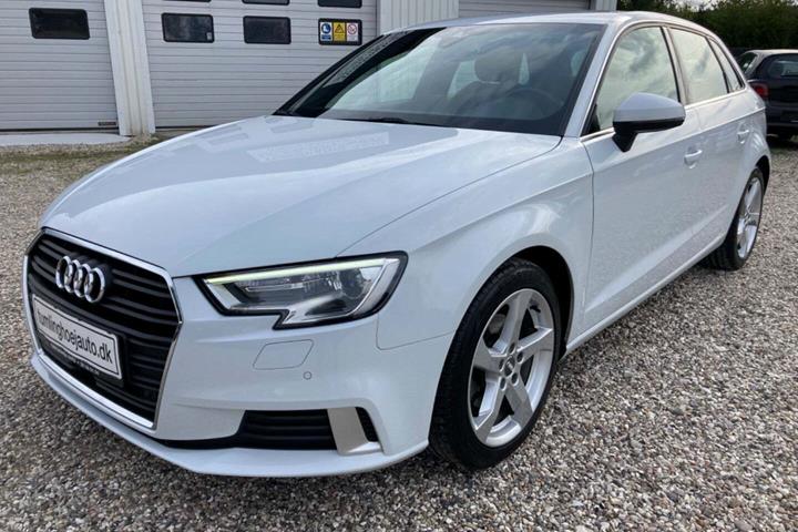 Hvid Audi A3 fra 2018