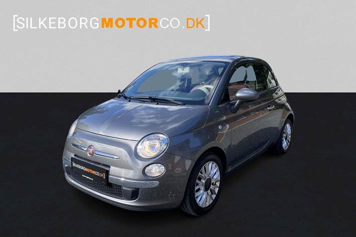 Grå Fiat 500 fra 2015