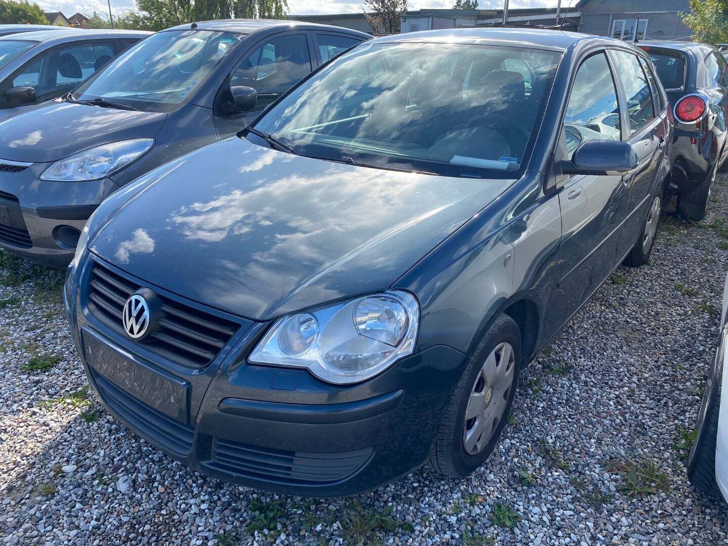 Hvid VW Polo fra 2008