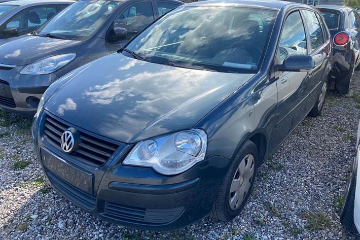 Hvid VW Polo fra 2008