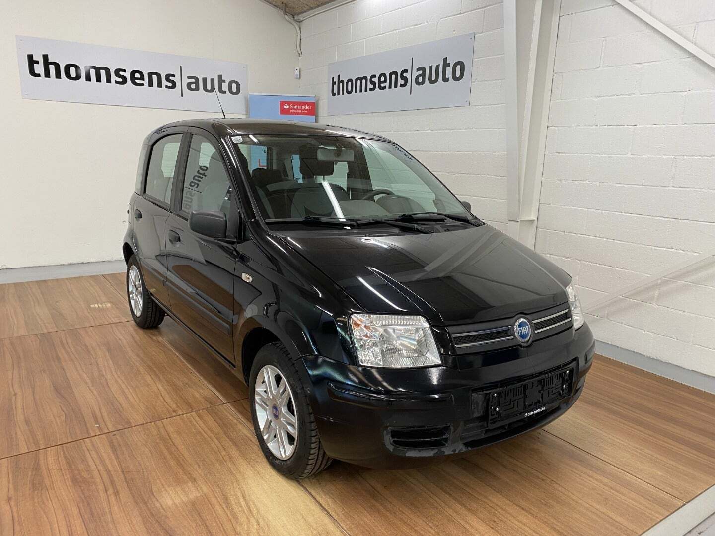 Sort Fiat Panda fra 2007