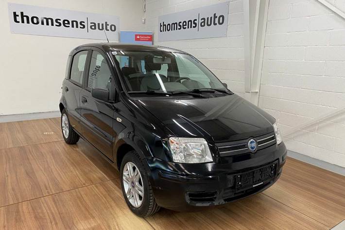 Sort Fiat Panda fra 2007