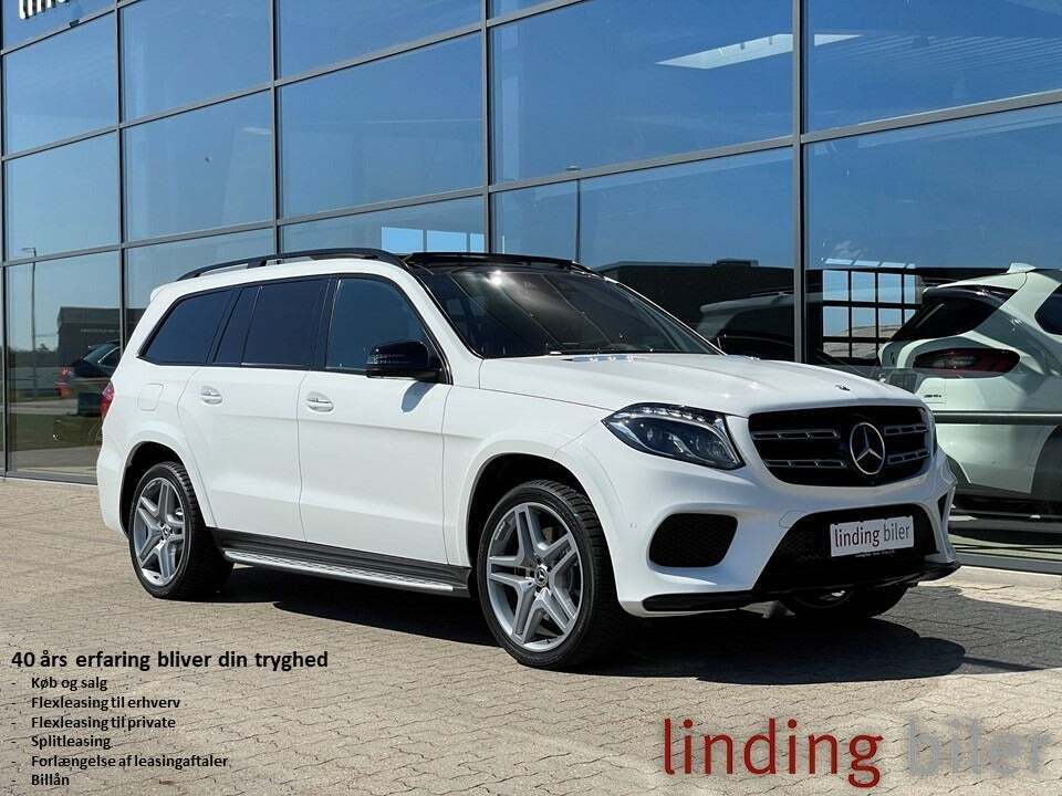 Hvid Mercedes GLS350 d fra 2018