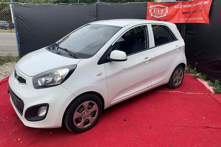 Hvid Kia Picanto fra 2013